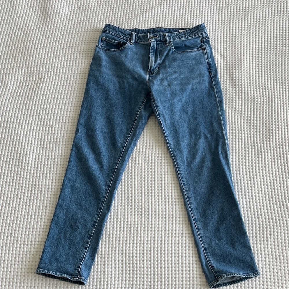 Bonobos Blue Slim Fit Organic Cotton Jeans